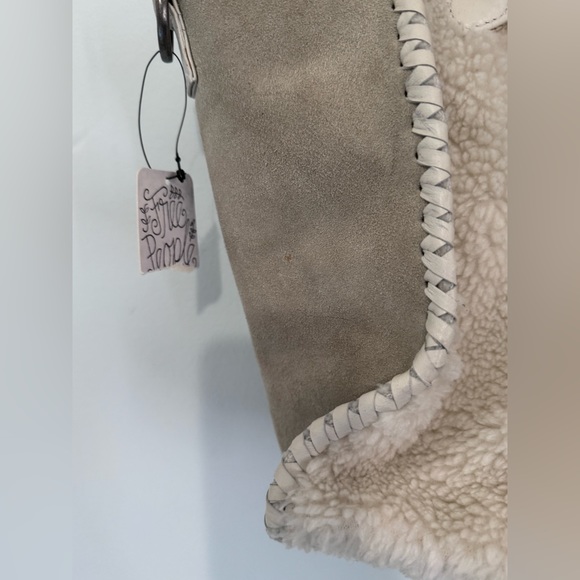 Free People Shearling and Sherpa O Ring Bag - Picture 4 of 8
